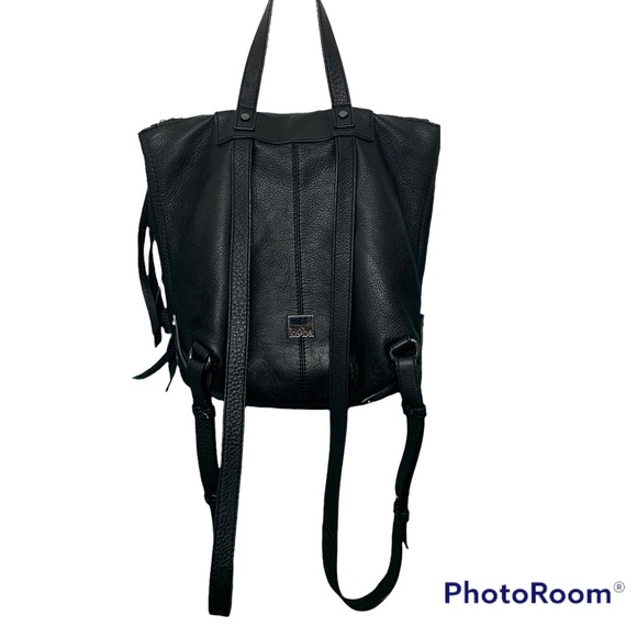 Kooba Bobbi Black Leather Backpack - Picture 9 of 9